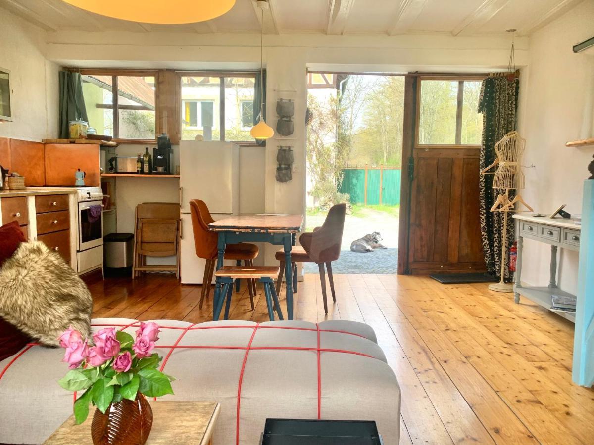 Kleine Kunstremise Mit Holzofen Burg Freienfels Apartment Weinbach ภายนอก รูปภาพ