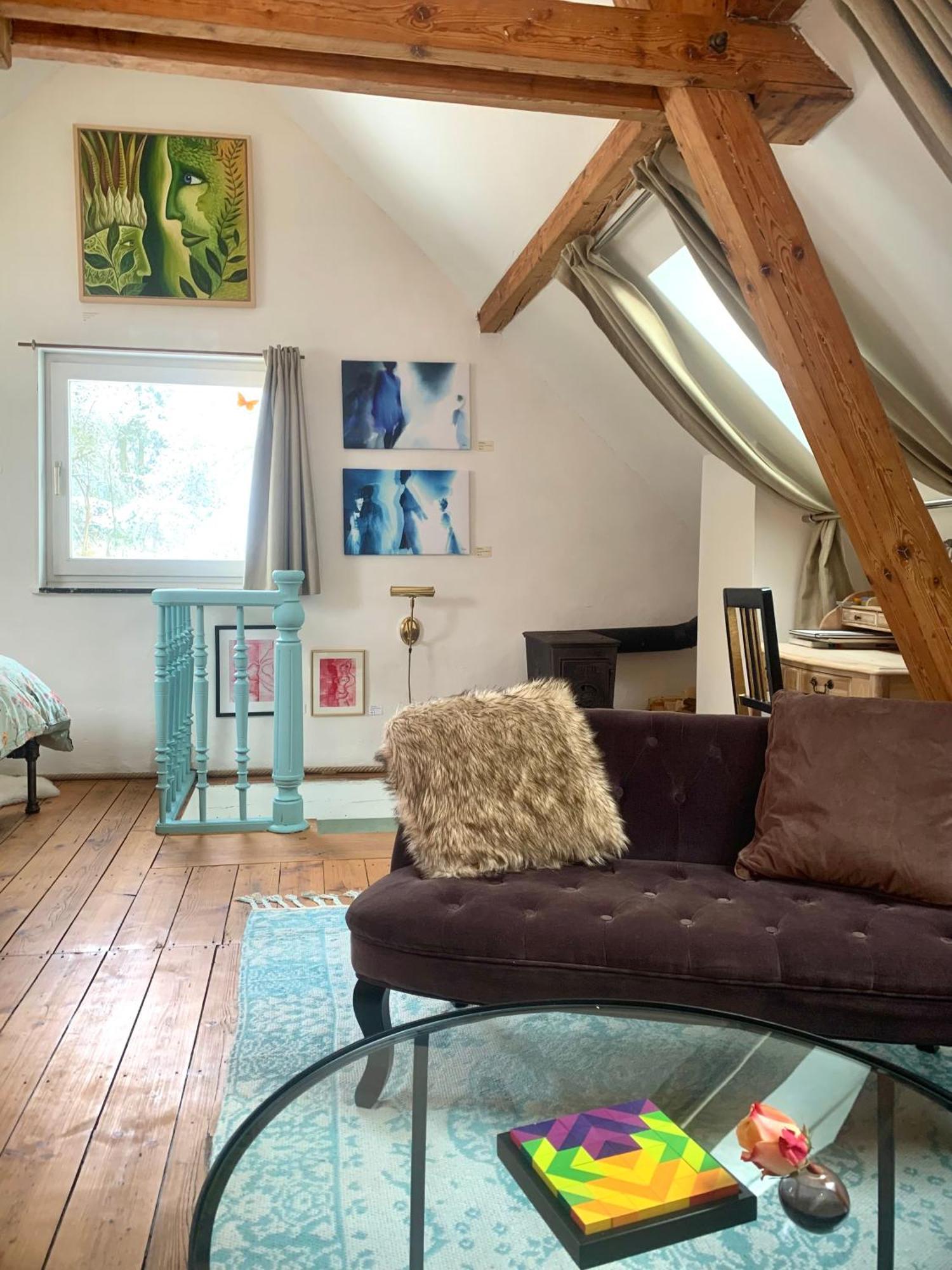 Kleine Kunstremise Mit Holzofen Burg Freienfels Apartment Weinbach ภายนอก รูปภาพ